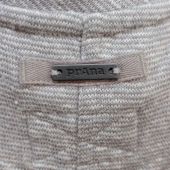 NEW! Prana Corrine Dress  - Oatmeal Stripe - M ~ Hemp Blend Quick Dry UPF 30+ - Picture 9 of 12